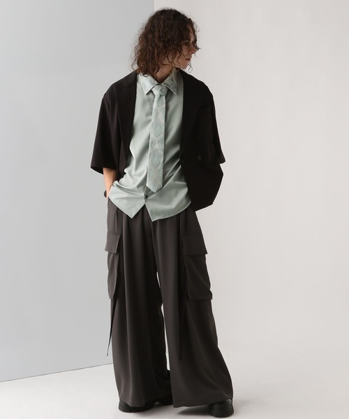 「HARE」 半袖シャツ SMALL ブラック メンズの画像