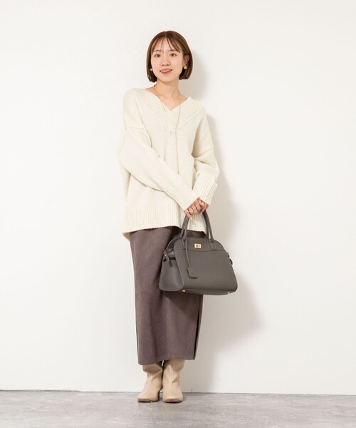 NOLLEY'S Sophi（ノーリーズソフィー） ニット セーター ブライト紡毛V