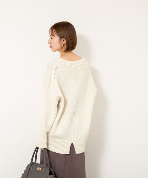 NOLLEY'S Sophi（ノーリーズソフィー） ニット セーター ブライト紡毛V