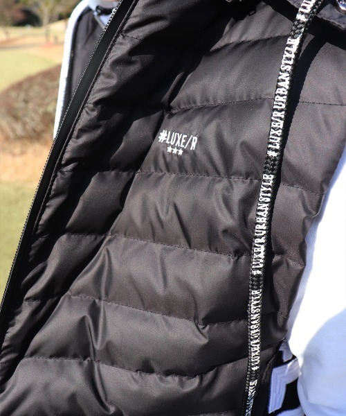ダウンベスト ベスト (RM)「LUXE/R GOLF」2WAY コンビネーション ダウン フード ベスト メンズ_15