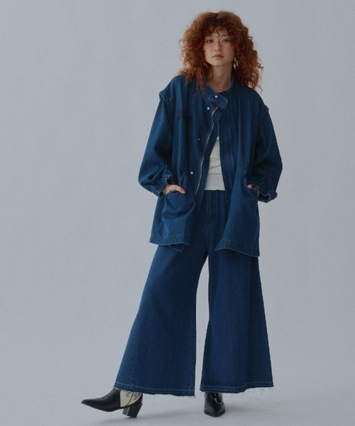 サニーサイドアップ SUNNY SIDE UP デニム1STバッグワイドジャケット