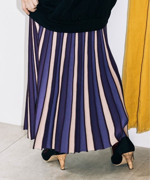 「iS ScoLar」 ロングスカート M ベージュ レディース_画像4