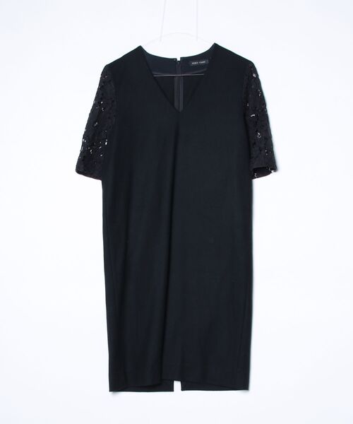 YOKO CHAN（ヨーコチャン） 半袖ワンピース 38 ブラック レディース