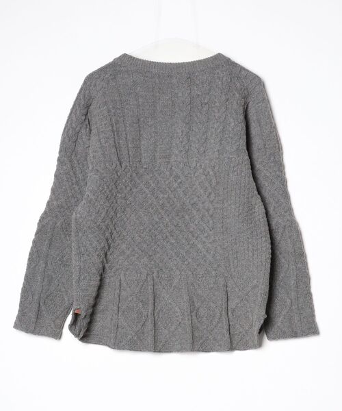 「bukht」 長袖ニット 1 グレー メンズ_画像2