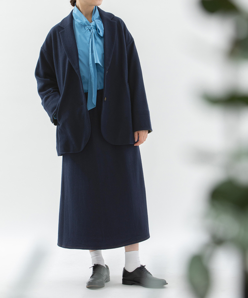 圧縮ウールコート イタリア（レディースコート、ジャケット