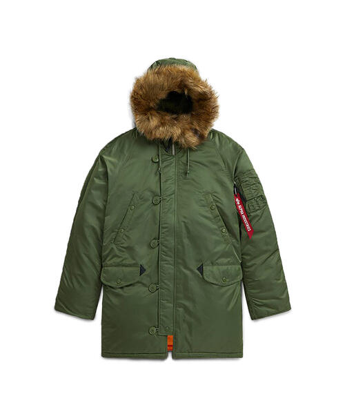 USA製 旧タグ 90s N-3B アルファ フライジャケット モッズコート Alpha Industries（アルファ・インダストリーズ） ミリタリー