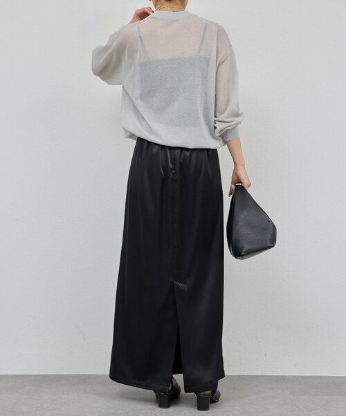 GALLARDAGALANTE シアーニットポロ ブラック 黒 AZUL BY MOUSSY | シアーポロニット (ニット ) |SHEL'TTER WEBSTORE
