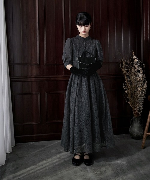 etoll. エトル　チャコール パーティードレス etoll. エトル チャコール パーティードレス