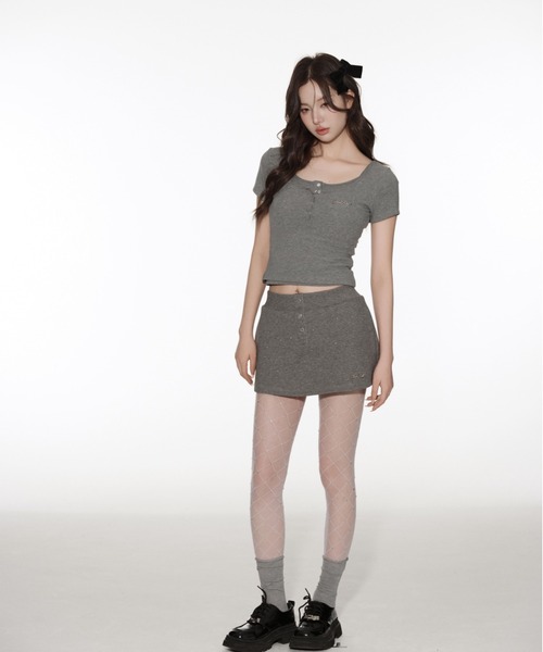 Silentand スカート Kirakira mini flare skirt : ZOZOTOWN Yahoo!店