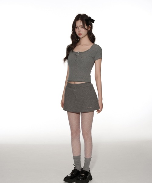 Silentand スカート Kirakira mini flare skirt : ZOZOTOWN Yahoo!店