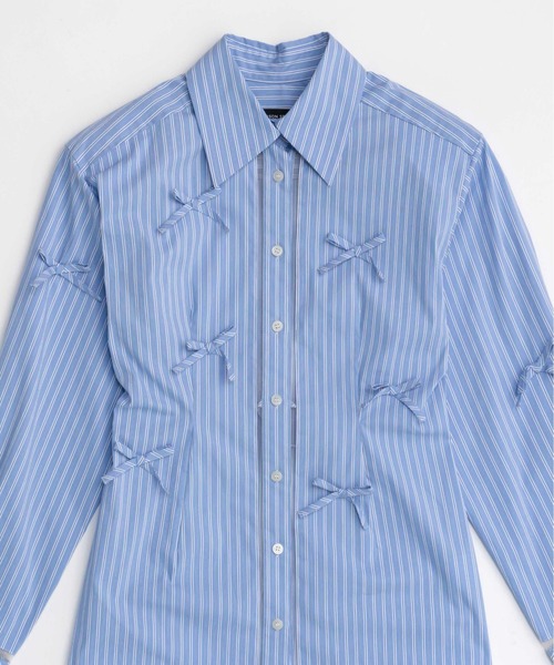 MAISON SPECIAL（メゾンスペシャル） 長袖シャツ FREE ブルー