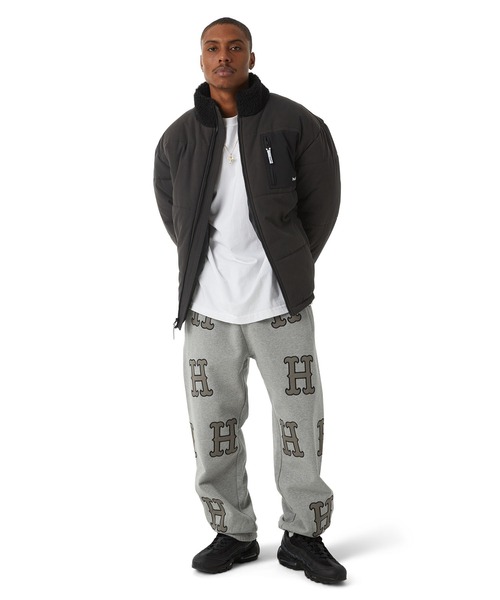 「HUF」 スウェットパンツ LARGE ヘザーグレー メンズ_画像5