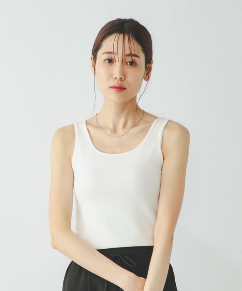 「Wing」 ノースリーブトップス X-LARGE ライトベージュ レディース_画像4