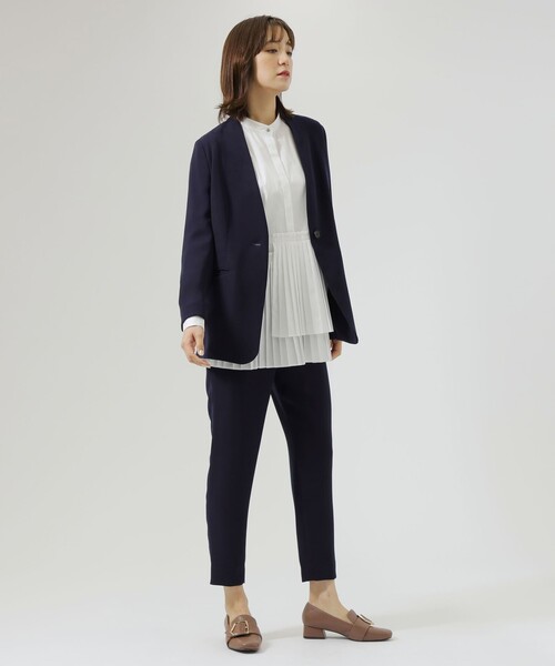 「CAST:」 スラックス M ネイビー レディース_画像3