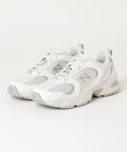 「New Balance」 ローカットスニーカー 24.5cm ホワイト系その他 レディース_画像4