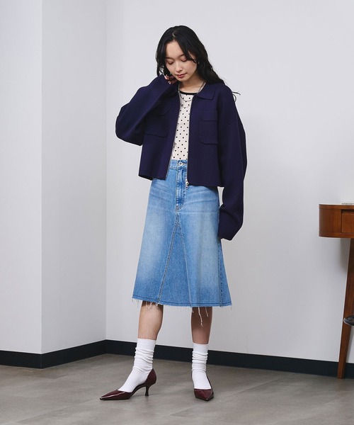ローズバッドのカーディガン ROSE BUD（ローズバッド） カーディガン シャギーカーディガン