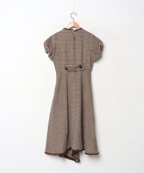 「EIMY ISTOIRE」 半袖ワンピース MEDIUM ベージュ レディース_画像2