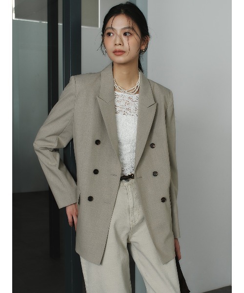 アニュアンス　ボートネック裏起毛プルオーバー　BEIGE アニュアンス anuans ボートネック裏起毛プルオーバー （BEIGE