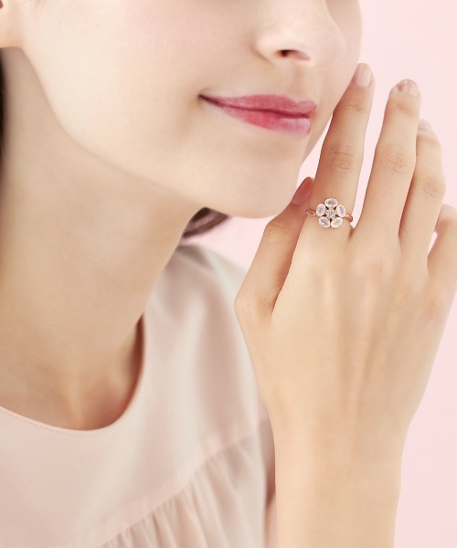 4℃（ヨンドシー） 指輪 リング 「Sakura Collection」シルバー リング