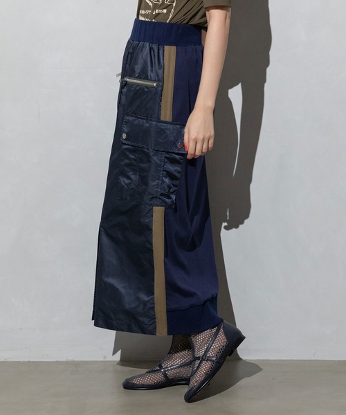 「MARECHAL TERRE」 ロングスカート 2 グリーン レディース_画像5