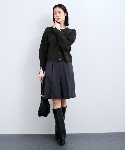 「LE CERCLE par rope'」 ニットカーディガン FREE ベージュ系その他 レディース_画像2