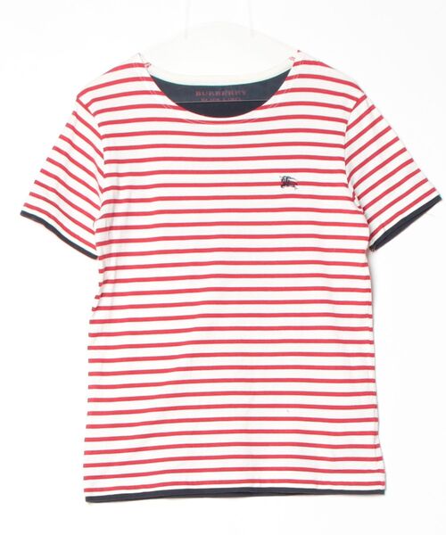 BURBERRY BLACK LABEL（バーバリーブラックレーベル） ボーダー柄半袖T 