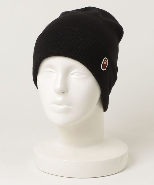 A BATHING APE（アベイシングエイプ） ニットキャップ FREE ブラック