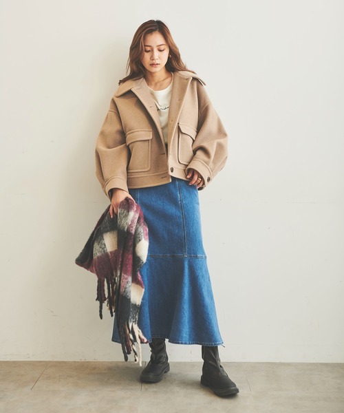 「FREE'S MART」 ジャケット MEDIUM ベージュ レディース_画像4