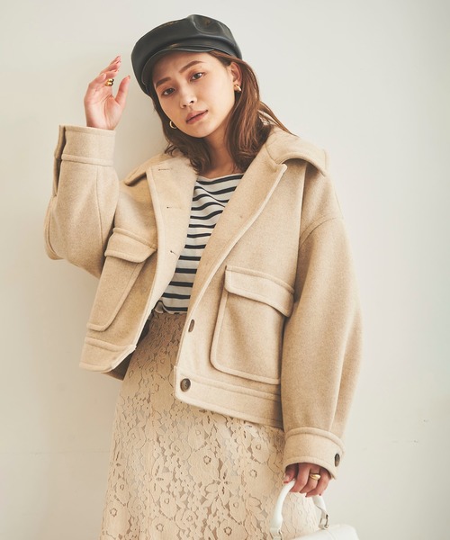 「FREE'S MART」 ジャケット MEDIUM ベージュ レディース_画像8