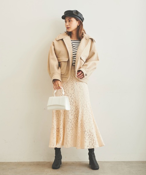 「FREE'S MART」 ジャケット MEDIUM ベージュ レディース_画像9