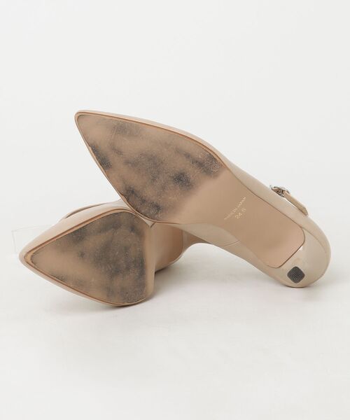 「MAMIAN」 パンプス 24.5cm ベージュ レディース_画像3