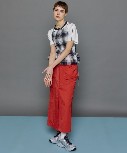 「MAISON SPECIAL」 スカート 38 レッド レディース_画像2
