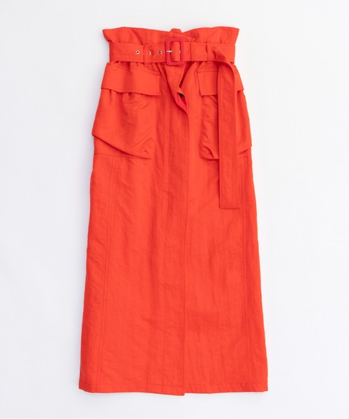 「MAISON SPECIAL」 スカート 38 レッド レディース_画像3