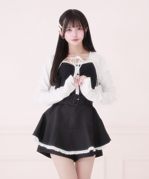 パルエルフィー バレエコアアンサンブルトップス Pal elfy アンサンブル バイカラーアンサンブルトップス : ZOZOTOWN