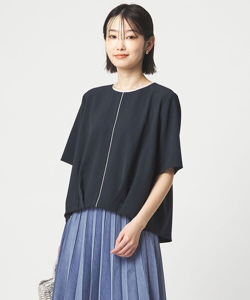 ブラウス シャツ ライン TEE ブラウス レディースの画像