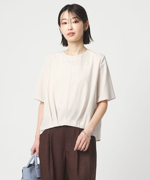 ブラウス シャツ ライン TEE ブラウス レディースの画像