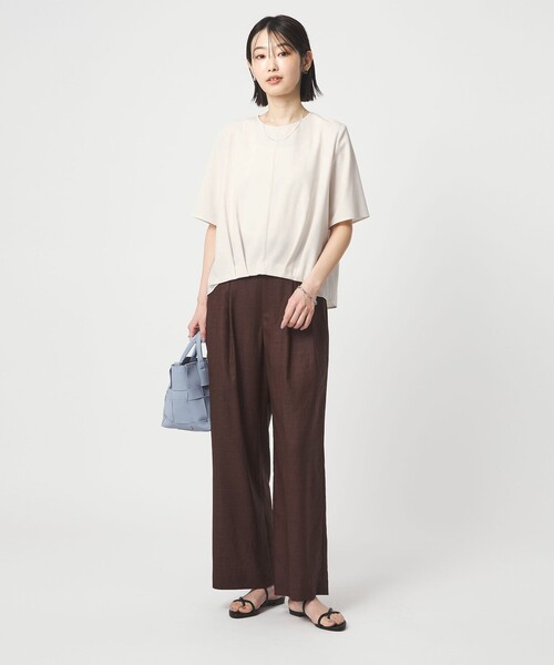 ブラウス シャツ ライン TEE ブラウス レディースの画像