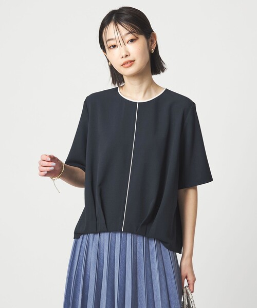 ブラウス シャツ ライン TEE ブラウス レディースの画像