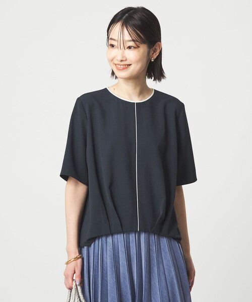 ブラウス シャツ ライン TEE ブラウス レディースの画像
