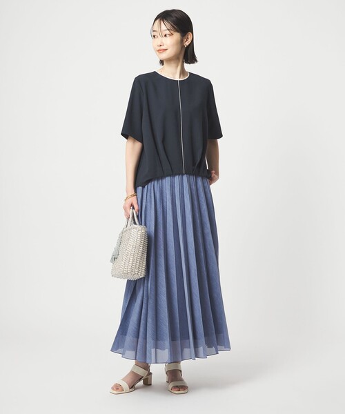 ブラウス シャツ ライン TEE ブラウス レディースの画像