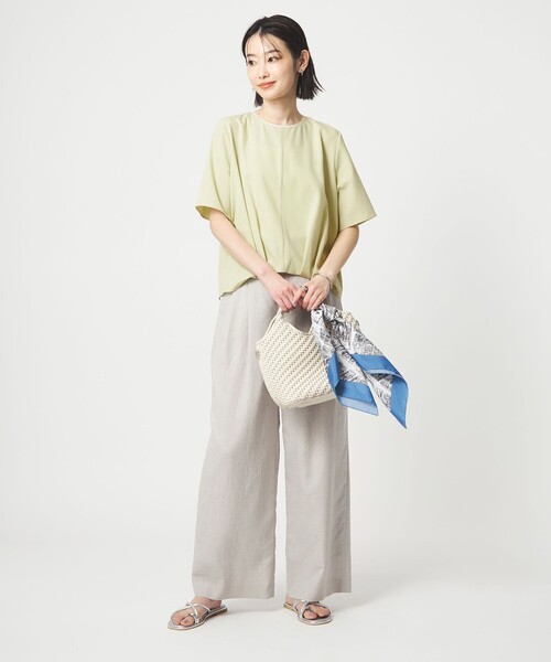 ブラウス シャツ ライン TEE ブラウス レディースの画像