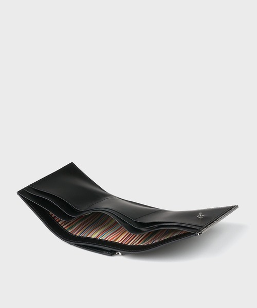Paul Smith（ポール・スミス） 財布 メタルシャドーストライプ 3つ折り