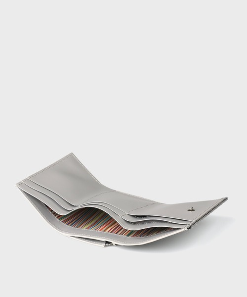 Paul Smith（ポール・スミス） 財布 メタルシャドーストライプ 3つ折り