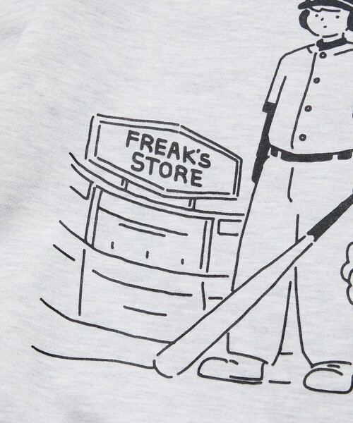 「FREAK'S STORE」 スウェットカットソー SMALL チャコールグレー メンズ_画像8