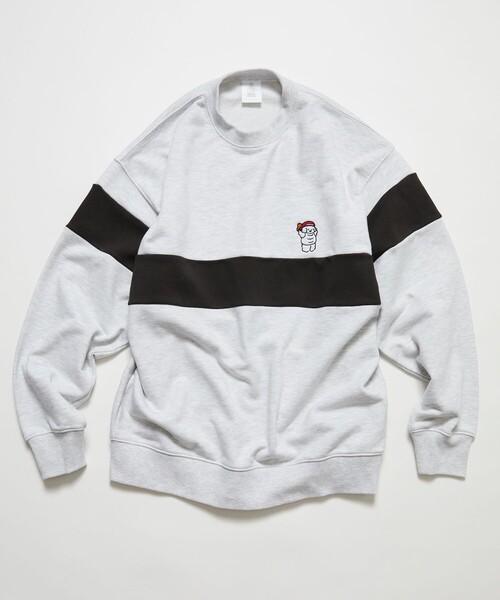 「FREAK'S STORE」 スウェットカットソー SMALL チャコールグレー メンズ_画像9