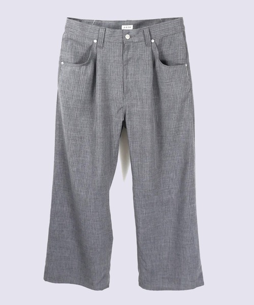 JieDa（ジエダ） スラックス 「Jieda/ジエダ」STRIPE WIDE ONE TUCK