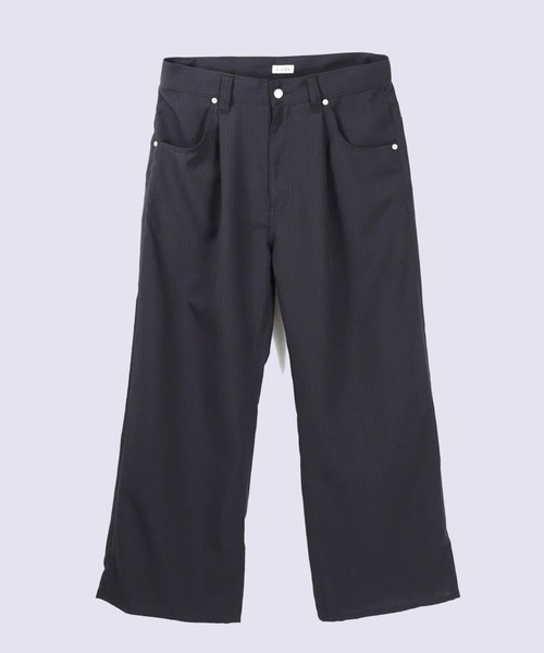 JieDa（ジエダ） スラックス 「Jieda/ジエダ」STRIPE WIDE ONE TUCK