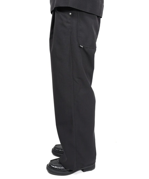 JieDa（ジエダ） スラックス 「Jieda/ジエダ」STRIPE WIDE ONE TUCK