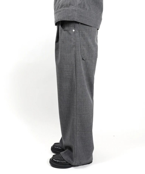 JieDa（ジエダ） スラックス 「Jieda/ジエダ」STRIPE WIDE ONE TUCK