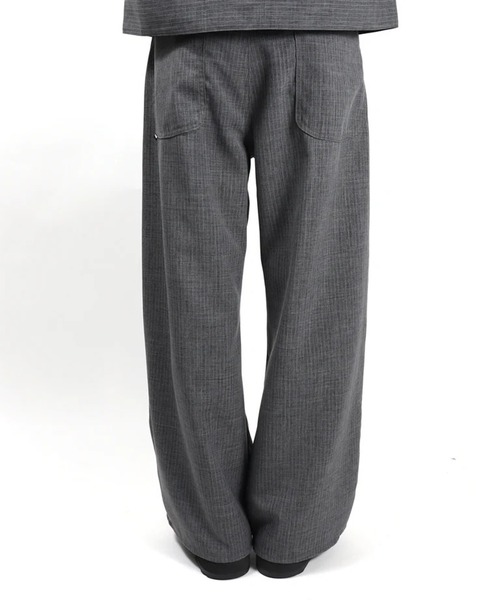 JieDa（ジエダ） スラックス 「Jieda/ジエダ」STRIPE WIDE ONE TUCK